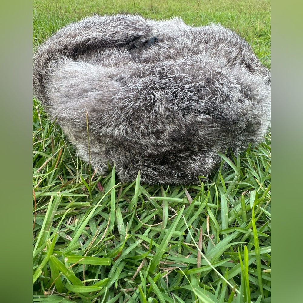 Gray Fur Men's Hat